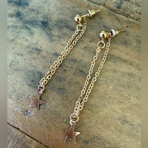 Gold Star Earrings